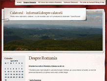 Tablet Screenshot of calatorul.info